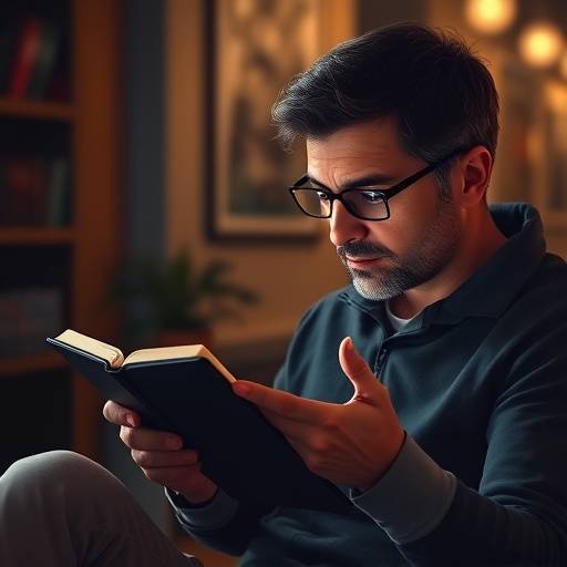 Illustrazione di una persona che utilizza uno screen reader